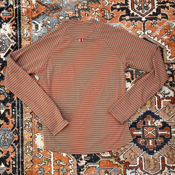 Tracksmith Horizon Long Sleeve Striped | Size S - Picture 2 of 6